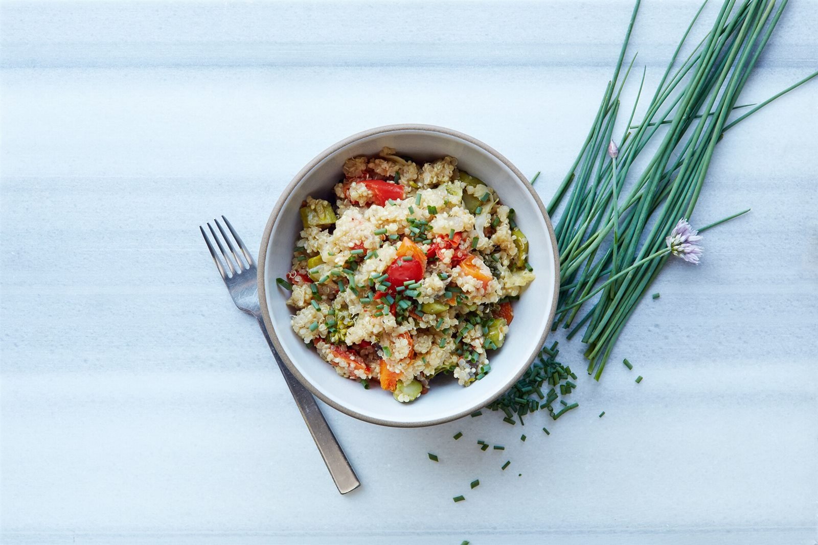 Spicy Chickpea Quinoa Bowl